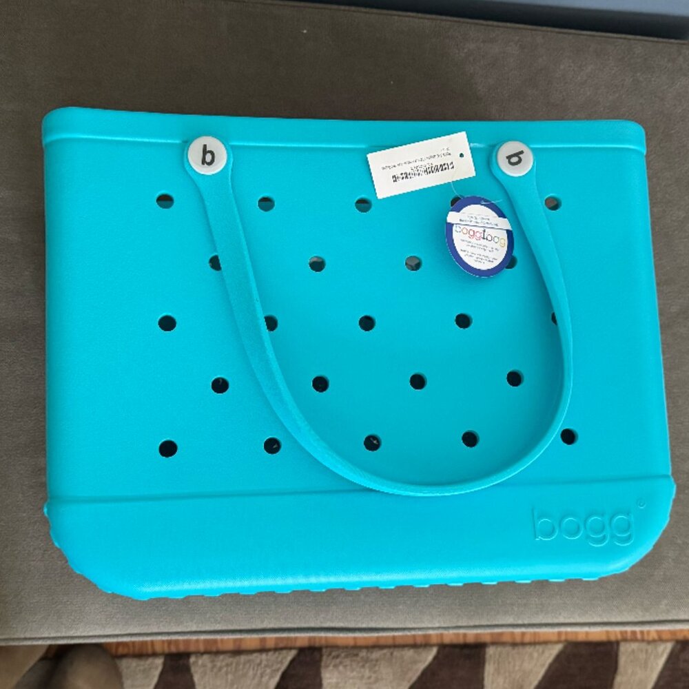 Original Bogg Bag Turquoise and Caicos NWT